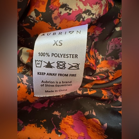 Shires Aubrion Fairmount Padded Coat Navy Size XS - Picture 5 of 6